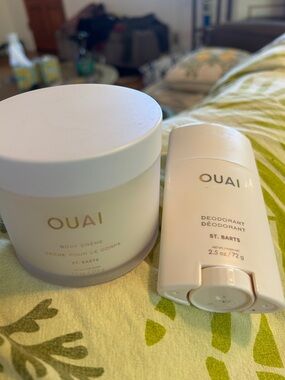 OUAI St. Barts Cream Body Crème & Deodorant Duo - Cream large sizes!